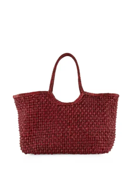 Geantă shopper Dragon Diffusion din piele roșu