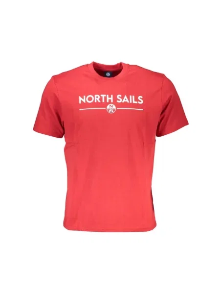 Koszulka North Sails z nadrukiem czerwona