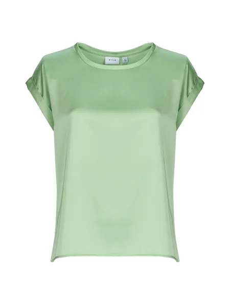 VILA Tricou VIELLETTE deschis verde