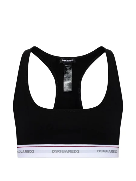 Sutien Dsquared2 cu autograf negru