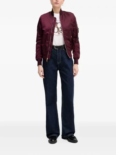 Geacă bomber Alpha Industries violet