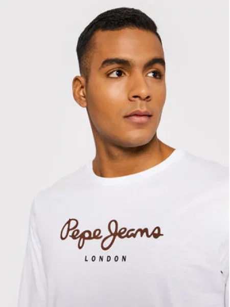 Pepe Jeans Majica Eggo mornarska / rubin rdeča bela