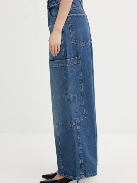 GANNI jeansy relaxed fit