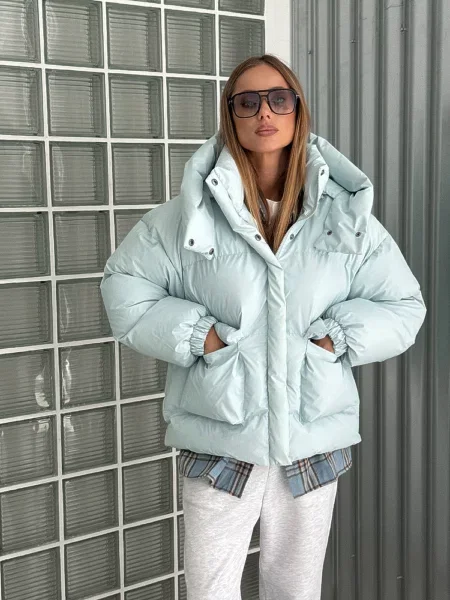 Зимова куртка Milirud нейлон/поліестер блакитний