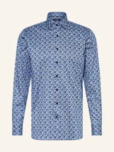 Olymp Signature Košile Signature Tailored Fit tmavě modrá modrá