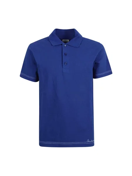 Koszulka polo Burberry niebieska