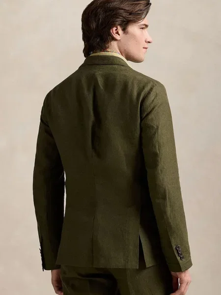 Polo Ralph Lauren marynarka lniana Sportcoat zielony