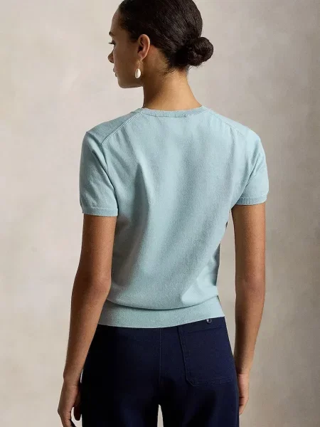 Polo Ralph Lauren Pulover verde mentă albastru