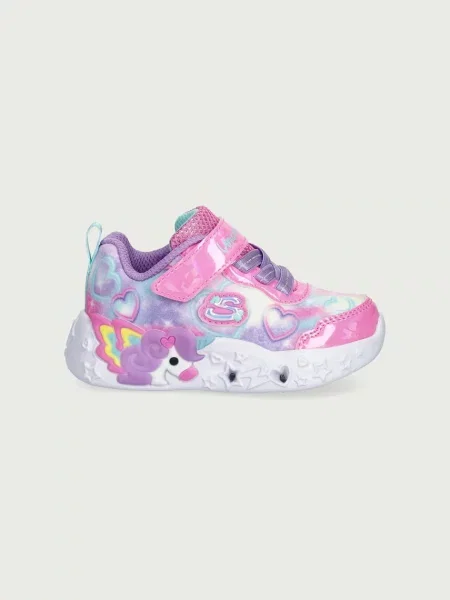 Skechers UNICORN CHARMER LIL HEART S sneakers pentru copii roz