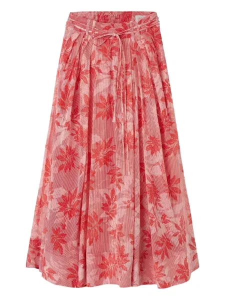 Fusta maxi Lee Mathews cu model floral
