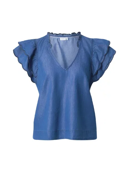 NÜMPH Bluză PHILLY denim albastru