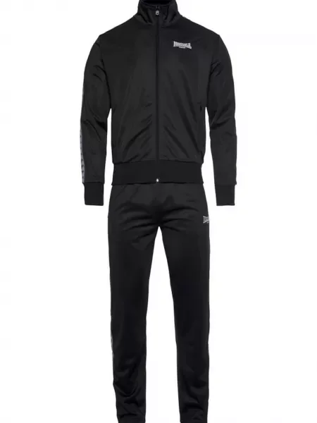 LONSDALE Trenirka za tek črna bela