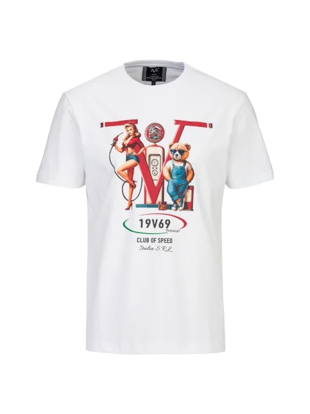 ITALIA Tricou Rafael Racing mai multe culori alb