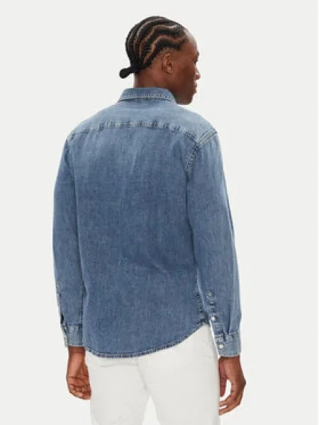 Casual košeľa Calvin Klein Jeans modrá