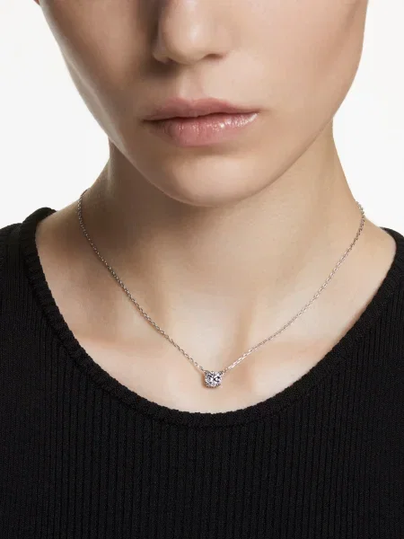 Colier Swarovski argintiu