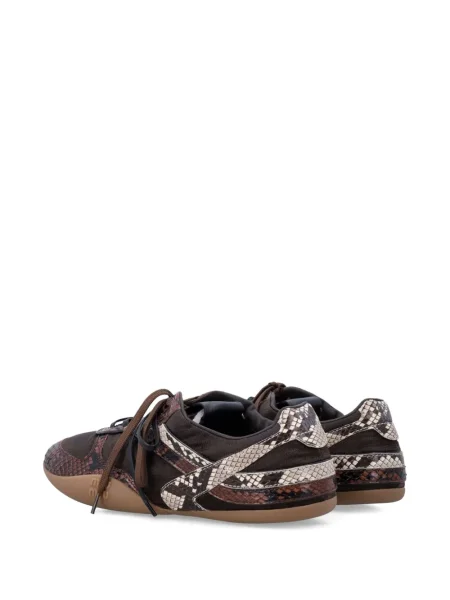 Bőr sneaker Miu Miu barna