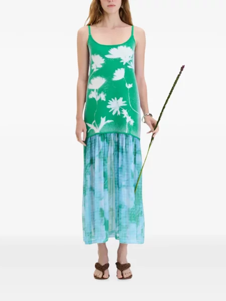 Rochie maxi Ph5 cu imagine verde