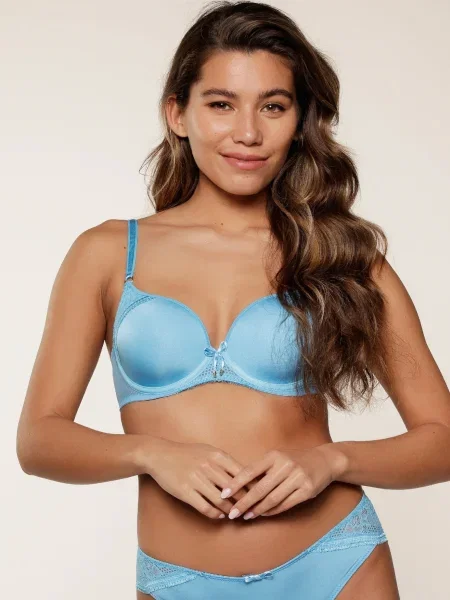 LingaDore Sutien deschis albastru