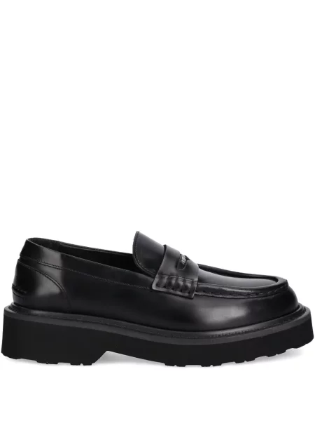 Pantofi loafer Kenzo din piele negru