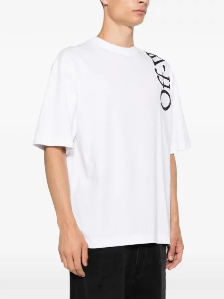 Tricou Off-white cu imagine alb