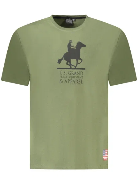 Polo majica U.s. Grand Polo s kratkimi rokavi zelena
