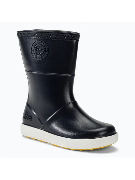 Детски гумени ботуши BOATILUS Penguy Worm Lining navy синьо