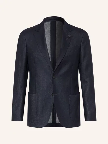 Lardini Kombinované Sako Slim Fit navy námořnictvo