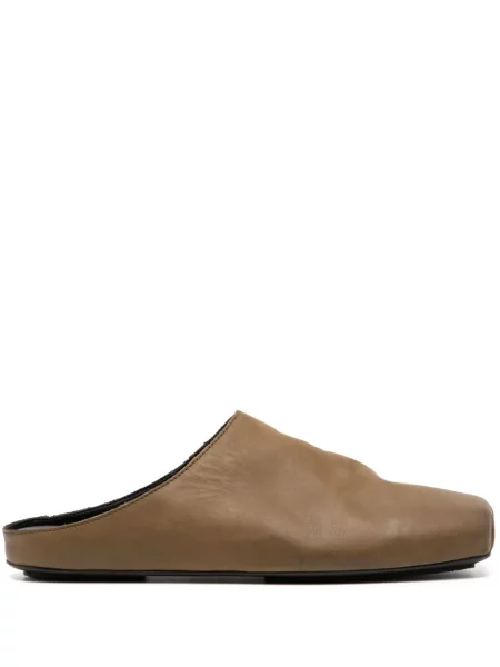 Papuci tip mules Uma Wang din piele verde