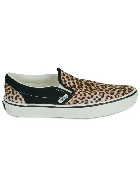 Pantofi Vans cu model leopard clasici negru
