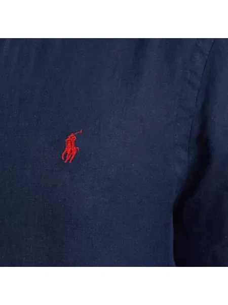 Koszula z krótkim rękawem Polo Ralph Lauren casual niebieska