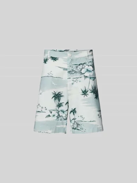 Szorty z nadrukiem na całej powierzchni Maison Kitsune