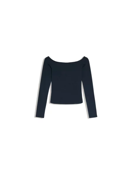 Bershka Tricou marin albastru