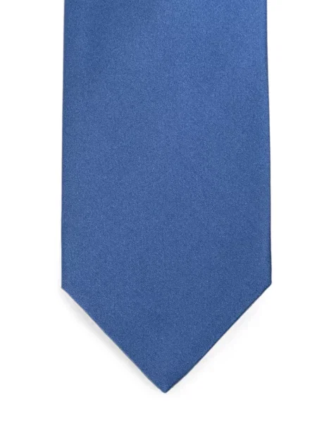 Cravată Barba din satin albastru