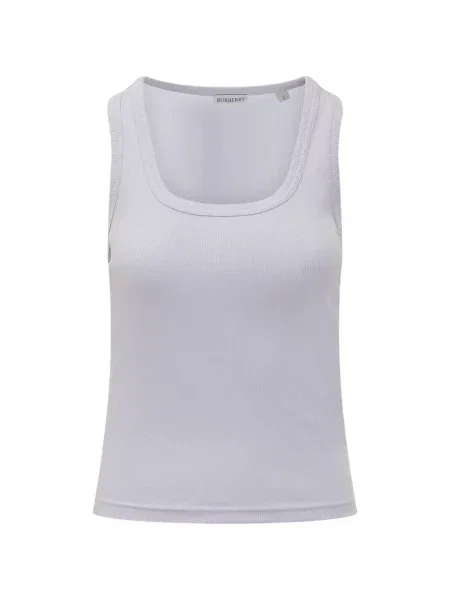 Top Burberry cu nervuri violet