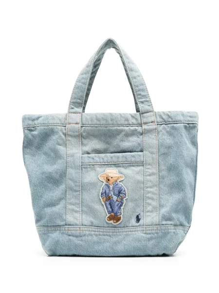 Siuvinėta dryžuota polo marškinėliai Polo Ralph Lauren balta