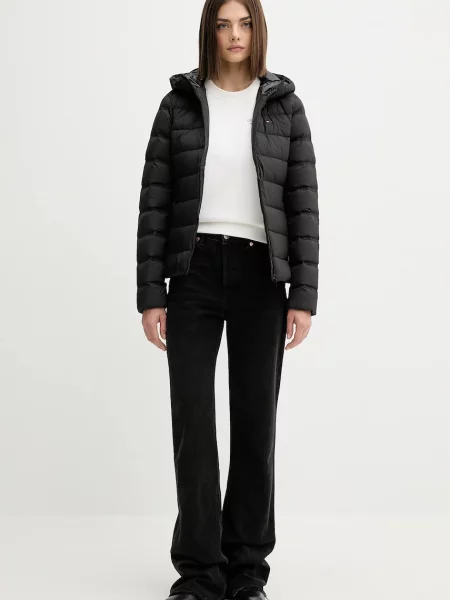 Tommy Jeans geacă de puf negru