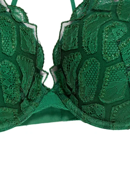 Sutien Chantelle din dantelă verde