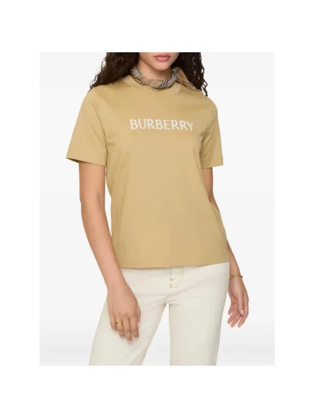 Koszulka Burberry beżowa