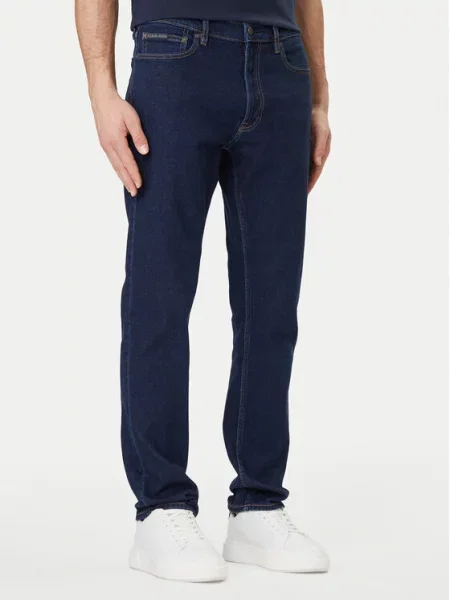 Calvin Klein Jeansy Granatowy