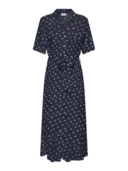 JDY Rochie tip bluză JDYSTARR albastru închis alb