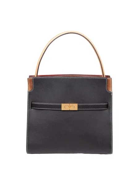 Torebka skórzana Tory Burch skórzana czarna