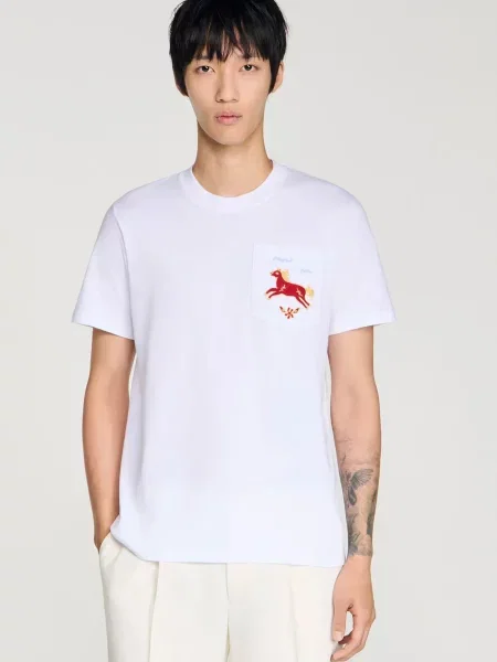 Футболка Sandro белая