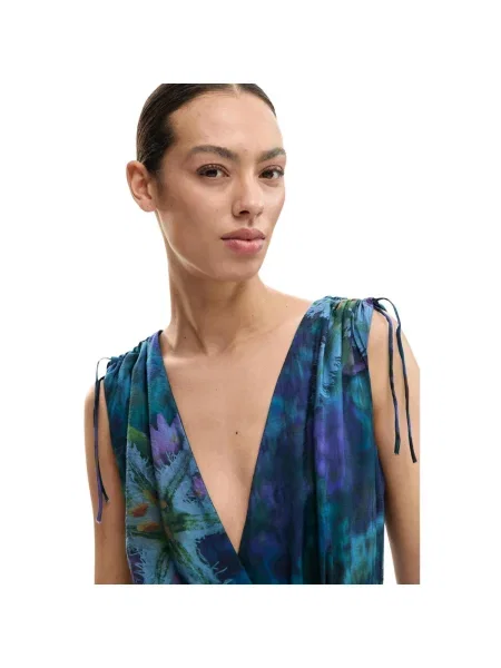 Salopetă Desigual albastru