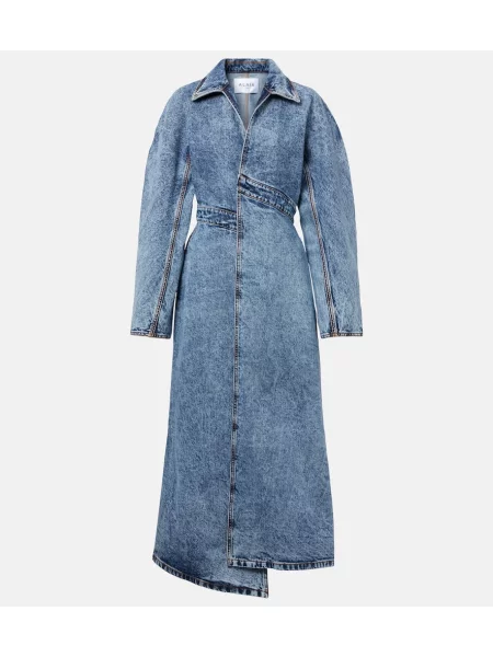 Palton Alaïa albastru