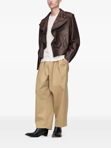 Geanta de piele Maison Margiela maro
