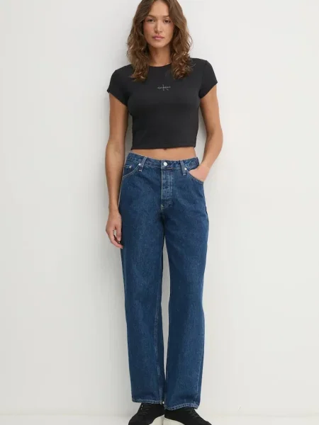 Tričko Calvin Klein Jeans čierna