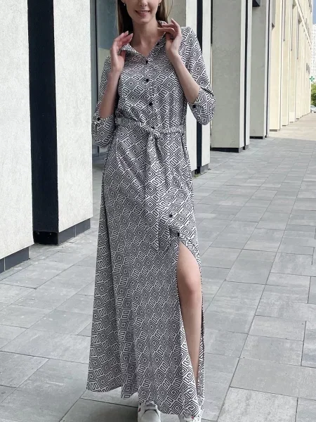 Макси платье Ladylike белое