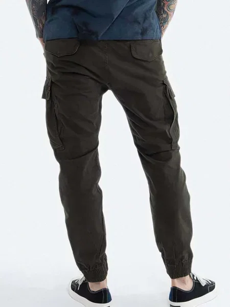 Alpha Industries Nohavice Spodnie Alman Pant Airman zelená
