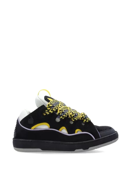 Sneakerși Lanvin din dantelă albastru