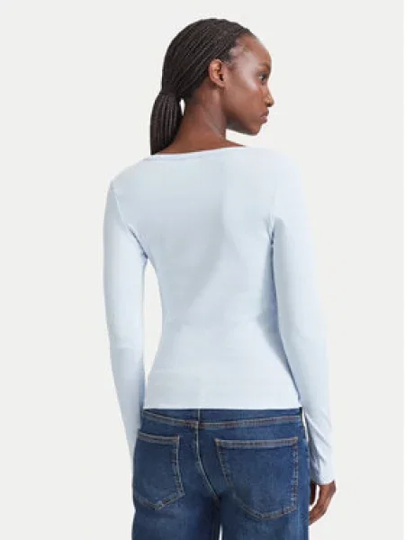 Tommy Jeans Tričko ESSENTIAL světlemodrá modré